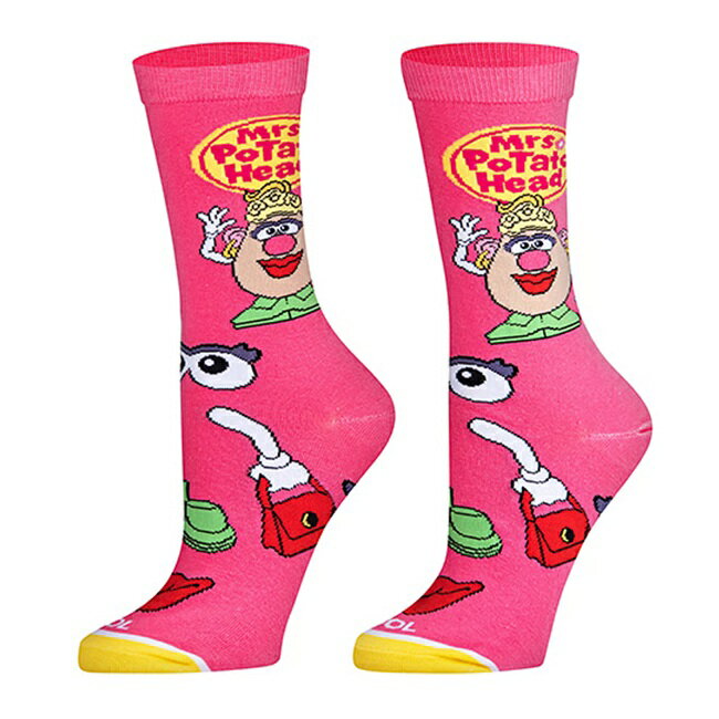 樂天商城 - オッドソックス ODD SOX MRS. POTATO HEAD WOMEN'S ポテトヘッド SOCKS ソックス 靴下 クルー丈 レディース 春夏 秋冬 36637WCNCF