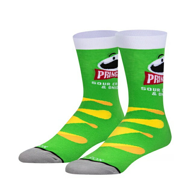 オッドソックス ODD SOX PRINGLES SOUR CREAM & ONION プリングルズ サワークリーム アンド オニオン SOCKS 靴下 クルー丈 メンズ 春 夏 秋 冬