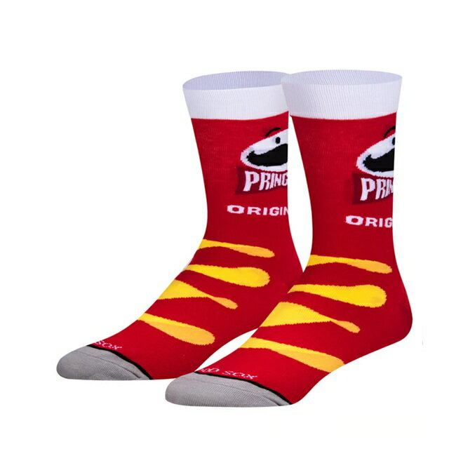 樂天商城 - オッドソックス ODD SOX PRINGLES ORIGINAL プリングルズ オリジナル レッド 赤 SOCKS 靴下 クルー丈 メンズ