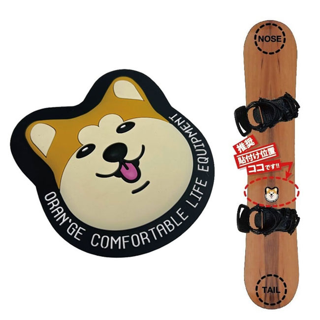 オレンジ ORAN'GE アキタイヌジーエムマット AKITA INU GM MAT OSUMASHI デッキパッド スノーボード ス..