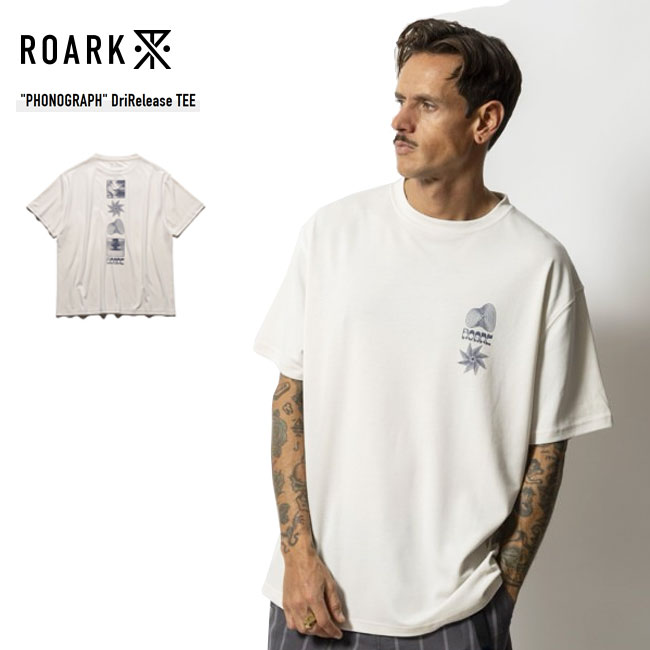樂天商城 - ROARK ロアーク PHONOGRAPH DriRelease TEE メンズ 半袖Tシャツ 速乾 吸汗 軽量 アウトドア 2026春夏