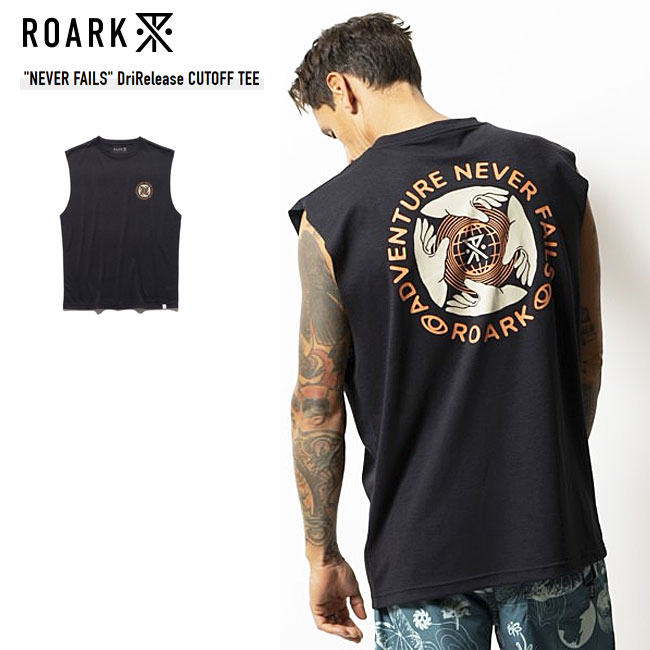 樂天商城 - ROARK ロアーク NEVER FAILS DriRelease CUTOFF TEE メンズ ノースリーブ 速乾 吸汗 軽量 アウトドア 2026春夏
