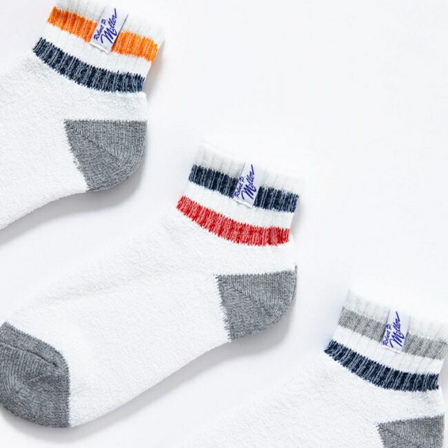 靴下 Robert P. Miller 3P Short length socks 23-25cm (345C) ロバートピーミラー レディース ソックス 3足セット ショートソックス スケーターソックス
