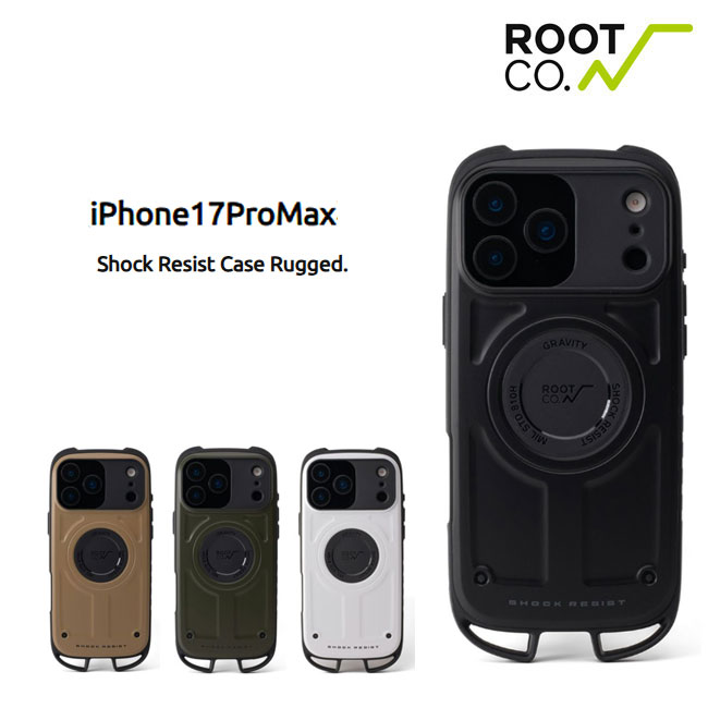 樂天商城 - 【エントリーでP5倍】ルートコー ROOT CO. iPhoneケース iPhone17ProMax専用 GRAVITY Shock Resist Case Rugged 耐衝撃 MagSafe対応 ケース 正規品
