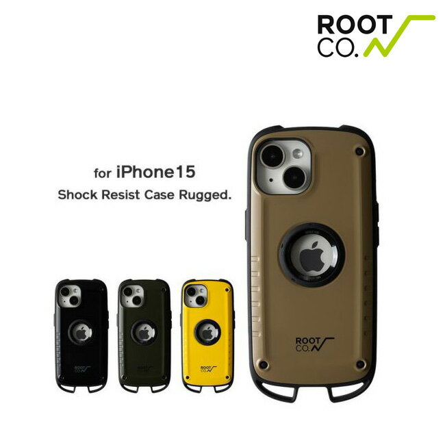 ルートコー スマホケース メンズ 【5日最大P32倍】iPhone15専用ケース ROOT CO. ルート コー GRAVITY Shock Resist Case Rugged. iPhoneケース