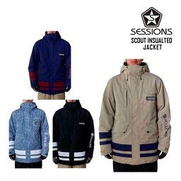 【5/1限定ポイント最大23倍】セッションズ ジャケット SESSIONS SCOUT JACKET 23-24 スノーボード ウェアー スノボ