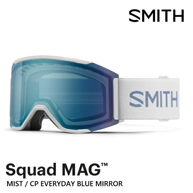 樂天商城 - SMITH ゴーグル SQUAD MAG スカッド マグ MIST CP EVERYDAY BLUE MIRROR 26-27 クロマポップ JAPAN FIT アジアンフィット スノーボード スキー