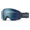 予約 SMITH ゴーグル 4D MAG ROYAL NAVY 25-26 フォーディマグ クロマポップ2枚レンズ JAPAN FIT アジアンフィット スノー...