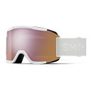 予約 SMITH スミス ゴーグル SQUAD WHITE VAPOR CP ROSE GOLD ミラーレンズ 25-26 JAPAN FIT 正規品 スノーボード スキー メンズ レディース