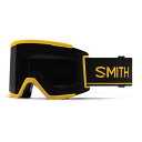 予約 SMITH スミス ゴーグル SQUAD XL KILLER BEE 25-26 クロマポップ2枚付き JAPAN FIT ラージフィット 平面レンズ スノーボード スキー