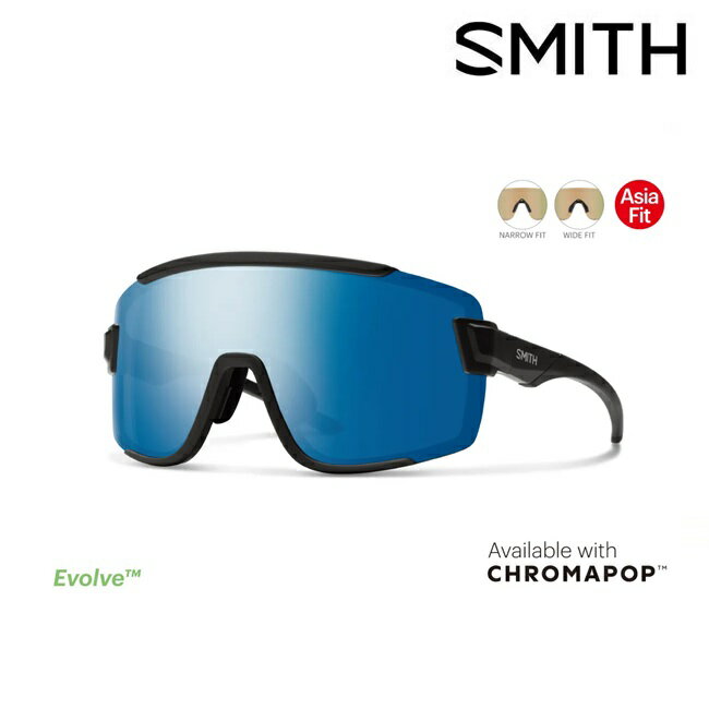 サングラス スミス SMITH Wildcat Matte Black (CP Polarized Blue Mirror & Clear) ワイルドキャット ..