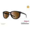 サングラス スミス SMITH Seeker Matte Black(CP Photo Brown) シーカー Asia Fit アウトドア クロマポップ 調光レンズ(4)