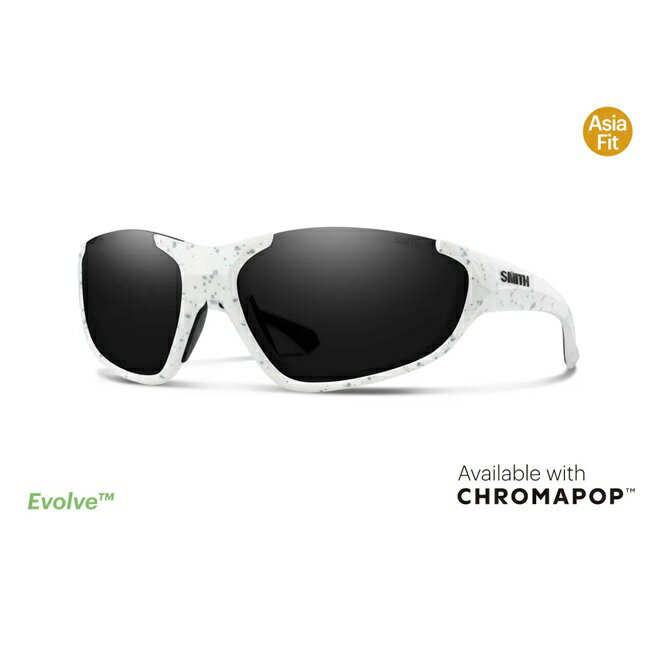 サングラス スミス SMITH Sliders / Snow White ASIA FIT スライダース クロマポップ スポーツサングラ..