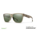 サングラス スミス SMITH Lowdown XL 2 Matte Summit Crystal / CP Polarized Gray Green ローダウン XL 2 クロマポップ 偏光レンズ