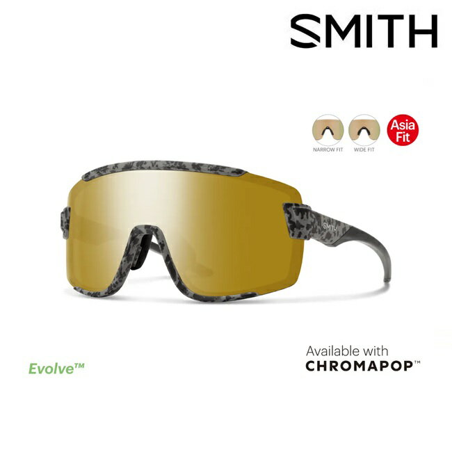 サングラス スミス SMITH Wildcat Matte Gray Marble (CP Polarized Bronze Mirror& Clear) ワイルドキ..