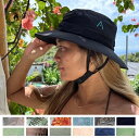 エントリーで全商品ポイント10倍 サーフハット AKASHA Bucket Surf Hat アカシャ サーフバケットハット 視界を遮らない 日焼け防止対策 サ...