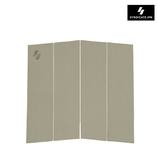 Rakuten - サーフィン デッキパッド SYNDICATE シンジケート 4Piece FRONT SLIT SAND トラクションパッド ショートボード用 フロント用 前足用 滑り止め