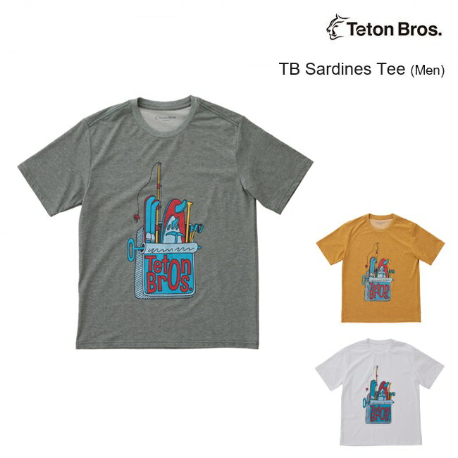 【5日最大P32倍】Tシャツ ティートンブロス Teton Bros. Sardines Tee (Men) 半袖TEE アウトドア トレ..