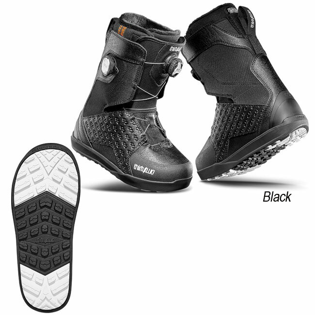 25-26��ǥ� �����ƥ����ġ� �֡��� THIRTYTWO W'S LASHED DOUBLE BOA / BLACK ������ BOOTS �ܥ� ���Ρ��ܡ��� ���Υ�