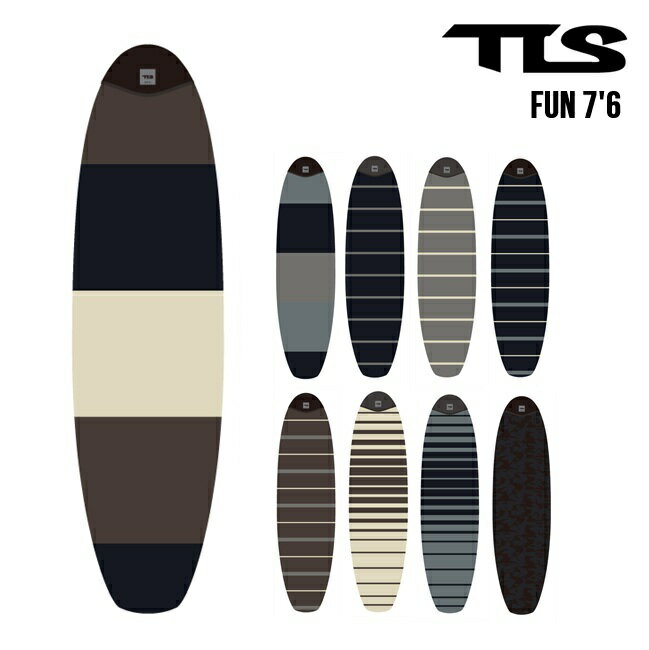 サーフボード ニットケース TOOLS TLS ツールス KNIT CASE Fun 7'6 ミッドレングス...