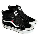 VANS バンズ MTE Sk8-Hi BLACK/WHITE 防水 スニーカー メンズ レディース 防寒 撥水 アウトドア仕様 2025 秋冬
