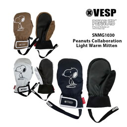 【4/25限定最大P29倍】べスプ VESP PEANUTS COLLABORATION LIGHT WORM MITTEN SNMG1030 23-24 スノーボード MITT グローブ