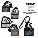 xXv VESP / PEANUTS COLLABORATION PASSCASE SNPC1001 Xm[{[h pXP[X J[hP[X