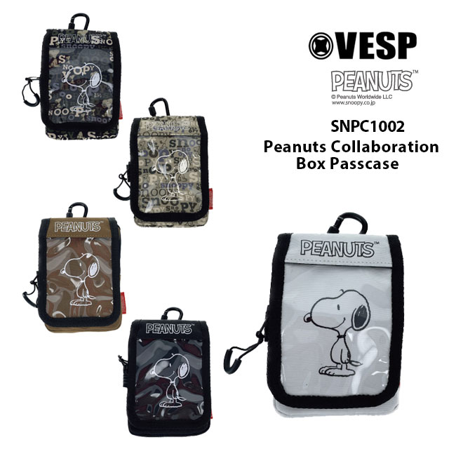 【6/1限定ポイント最大23倍】ベスプ VESP / PEANUTS COLLABORATION BOX PASSCASE SNPC1002 23-24 スノーボード パスケース カードケース