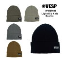 ベスプ VESP LIGHT RIB KNIT BEANIE VPMB1021 23-24 スノーボード ニット帽 帽子 防寒