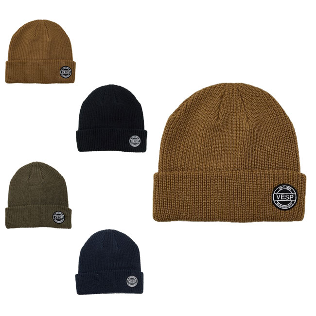 【大感謝祭期間中当店最大P5倍】ベスプ VESP RIB KNIT BEANIE VPMB1027 24-25 スノーボード ニット帽 帽子 防寒