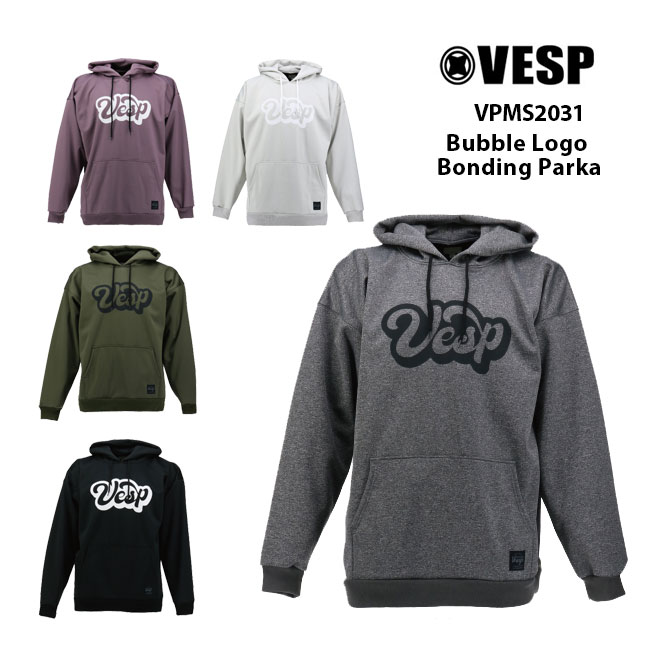 【6/1限定ポイント最大23倍】べスプ VESP BUBBLE LOGO BONDING PARKA VPMS2031 23-24 撥水パーカー スノーボード ウェアー スノボーウェア メンズ レディース