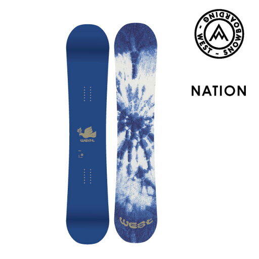 予約 ウエスト スノーボード WEST SNOWBOARD NATION 25-26 キャンバー パーク スノボ スノボー 板 予約 ウエスト スノーボード WEST SNOWBOARD NATION 25-26 キャンバー パーク スノボ スノボー 板