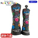 【残り1点!最終処分】【サンプル・訳あり品】【色あせ、汚れあり・パッケージなしの為】BLUE TEE GOLF ブルーティーゴルフ ヘッドカバー 2点セット F...