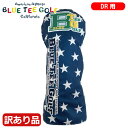 【残り1点!最終処分】【サンプル・訳あり品】【色あせ、汚れあり・パッケージなしの為】BLUE TEE GOLF ブルーティーゴルフ ヘッドカバー ナイロン スター ネイビー DR用 ドライバー用