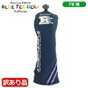 【残り1点!最終処分】【サンプル・訳あり品】【色あせ、汚れあり・パッケージなしの為】BLUE TEE GOLF ブルーティーゴルフ ヘッドカバー キャンパス ネイビー FW用 フェアウェイ用