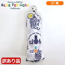 【残り1点!最終処分】【サンプル・訳あり品】【色あせ、汚れあり・パッケージなしの為】BLUE TEE GOLF ブルーティーゴルフ ヘッドカバーホワイト UT用...