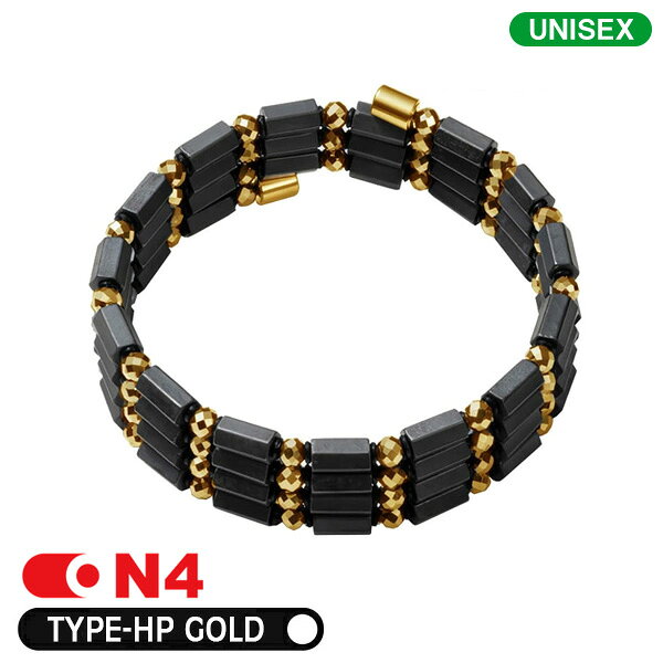 ON4 オンフォー 磁気ネックレス TYPE-HP GOLD 医療機器 重厚感と存在感を備えたス...