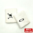 【残り1点!最終処分】【訳あり】【棚ずれ品・色あせあり】OAKEY オークリー SKULL WRIST BAND ホワイト 921214-100JP