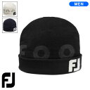 ポイント最大20倍【9/11(木)1:59まで】【土日祝も発送】FootJoy フットジョイ 2 way ビーニー メンズ FH24BLB