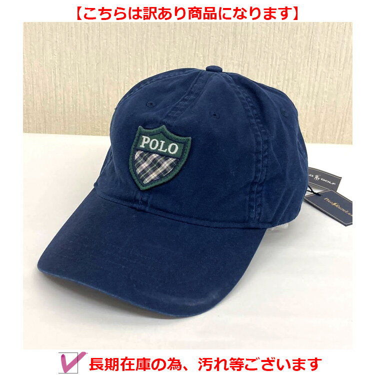 【訳あり品】【長期在庫・汚れ・キズあり】ポロゴルフ クラシック キャップ ネイビー