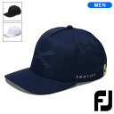 0のつく日P5倍【4/30(火)0:00-5/1(水)23:59】【GWも毎日発送】FootJoy フットジョイ 撥水Xモチーフキャップ FH24AATC