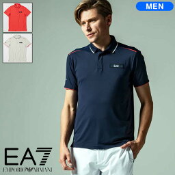 EMPORIO ARMANI 【GWも毎日発送】EA7/イーエーセブン GOLF PRO M POLO ST PQ ゴルフ ストレッチ ピケ 半袖 ポロシャツ PJMMZ-3RPF05