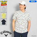 【残り1点!最終処分】キャロウェイ ゴルフ TOY STORY メンズ ポリエステル天竺半袖シャツ C23134143