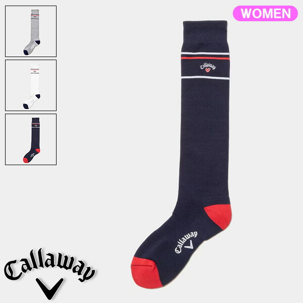 キャロウェイ ゴルフ レディース LOVE CALLAWAY ハイソックス C23193213のサムネイル