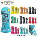 【土日祝も発送】ブルーティーゴルフ メッシュスマイル ヘッドカバー BLUE TEE GOLF BTG-HC037