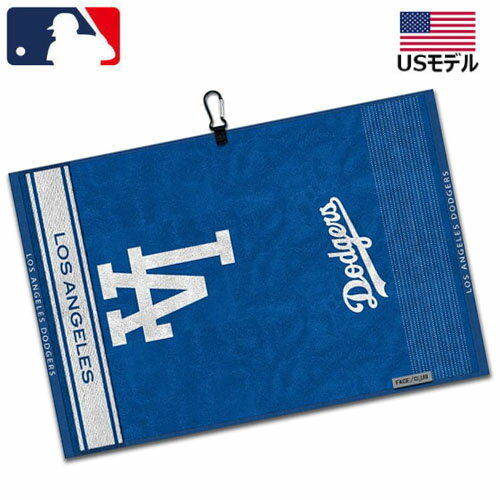 【土日祝も発送】【USモデル】 WINCRAFT MLB ゴルフ LA DODERS フック付き タオル スポーツ メジャーリーグ メジャー ドジャース