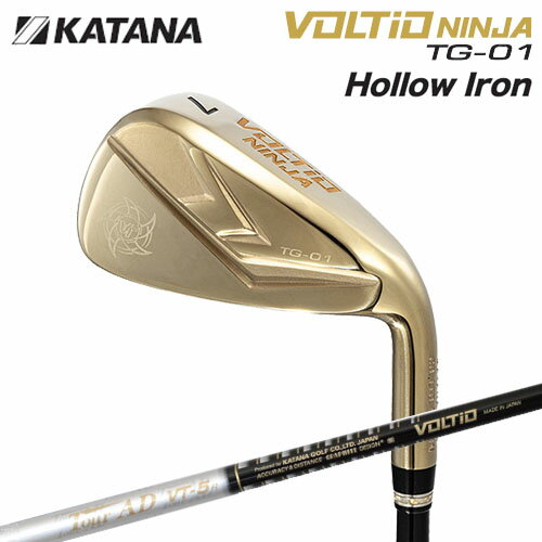 土日祝も発送 KATANA GOLF カタナゴルフ アイアンセット VOLTIO NINJA HOLLOW IRON 8本組 TOUR AD VT