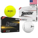 【USモデル】 ダンロップ スリクソン SRIXON Z-STAR／Z-STAR XV 2021年モデル ゴルフボール 1ダース [12球入り] 7代目･･･