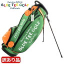 【残り1点!最終処分】【訳あり品】【フードなし・汚れあり】BLUE TEE GOLF ブルーティーゴルフ ストレッチ 2トーン スタンドバッグ キャディバッグ ...