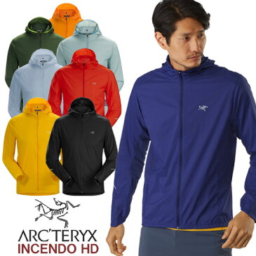 男性用 超軽量 防水 マウンテンジャケット アークテリクス ARC'TERYX INCENDO HOODY インセンドフーディ メンズ ウィンドブレーカー 20966